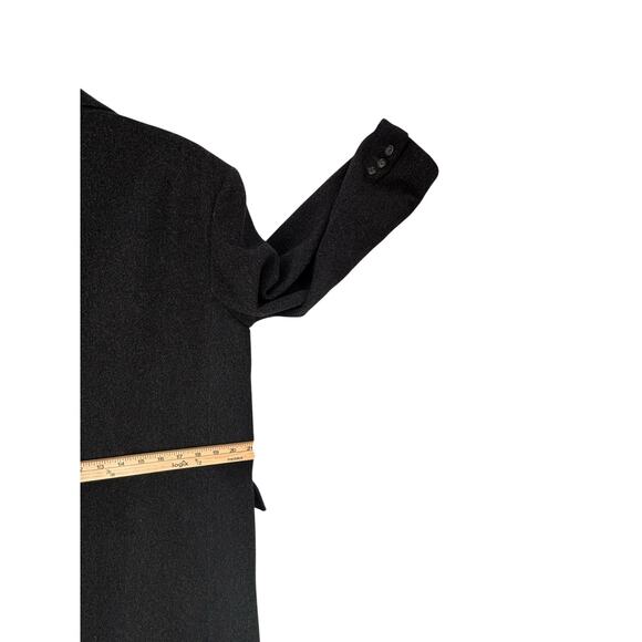 Vintage Nino Cerutti Signature 100% Wool Double Breasted Men’s Coat Gray Size 38 - Picture 10 of 14